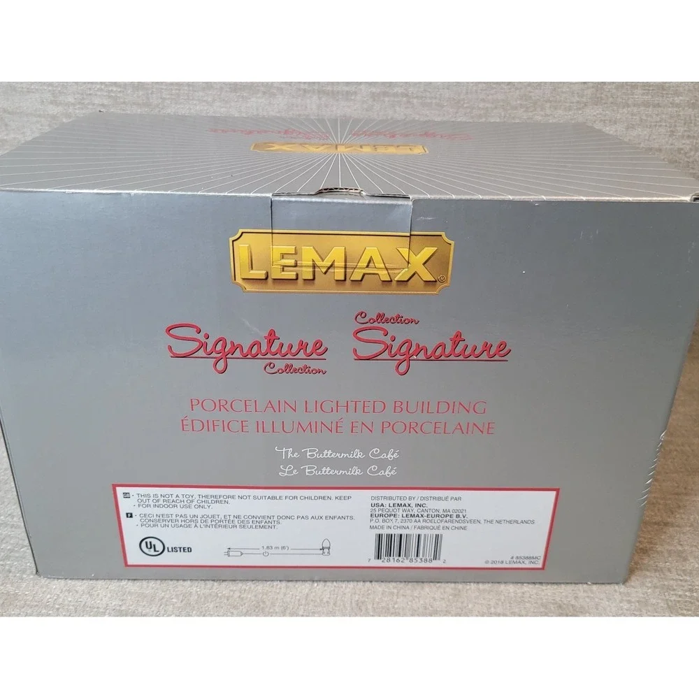 Lemax Signature Collection 2018 The Buttermilk Cafe #85388‎ New in Box Christmas
